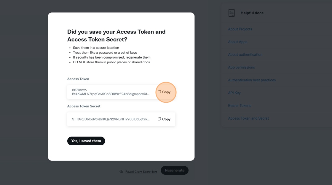 Generate Access Token