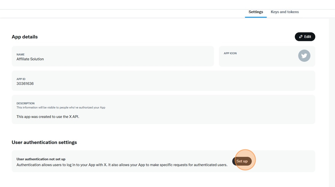Create Twitter App