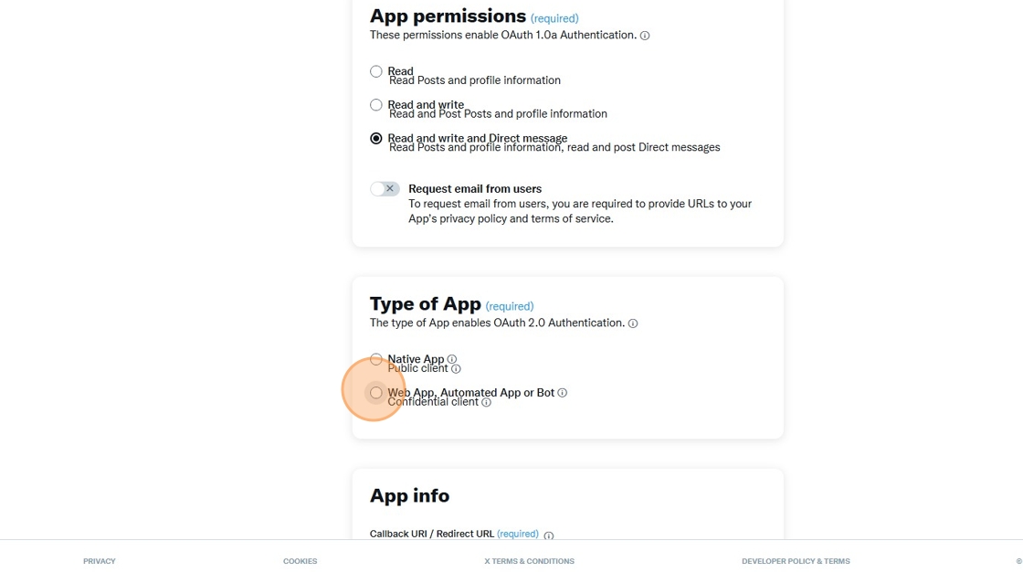 Create Twitter App