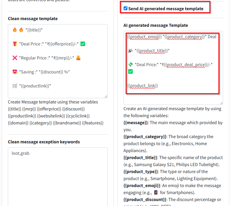AI Generated Message